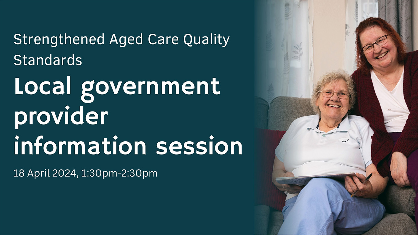 Aged care information session for local government